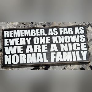 Uncommon Family Sign - One Size Wooden